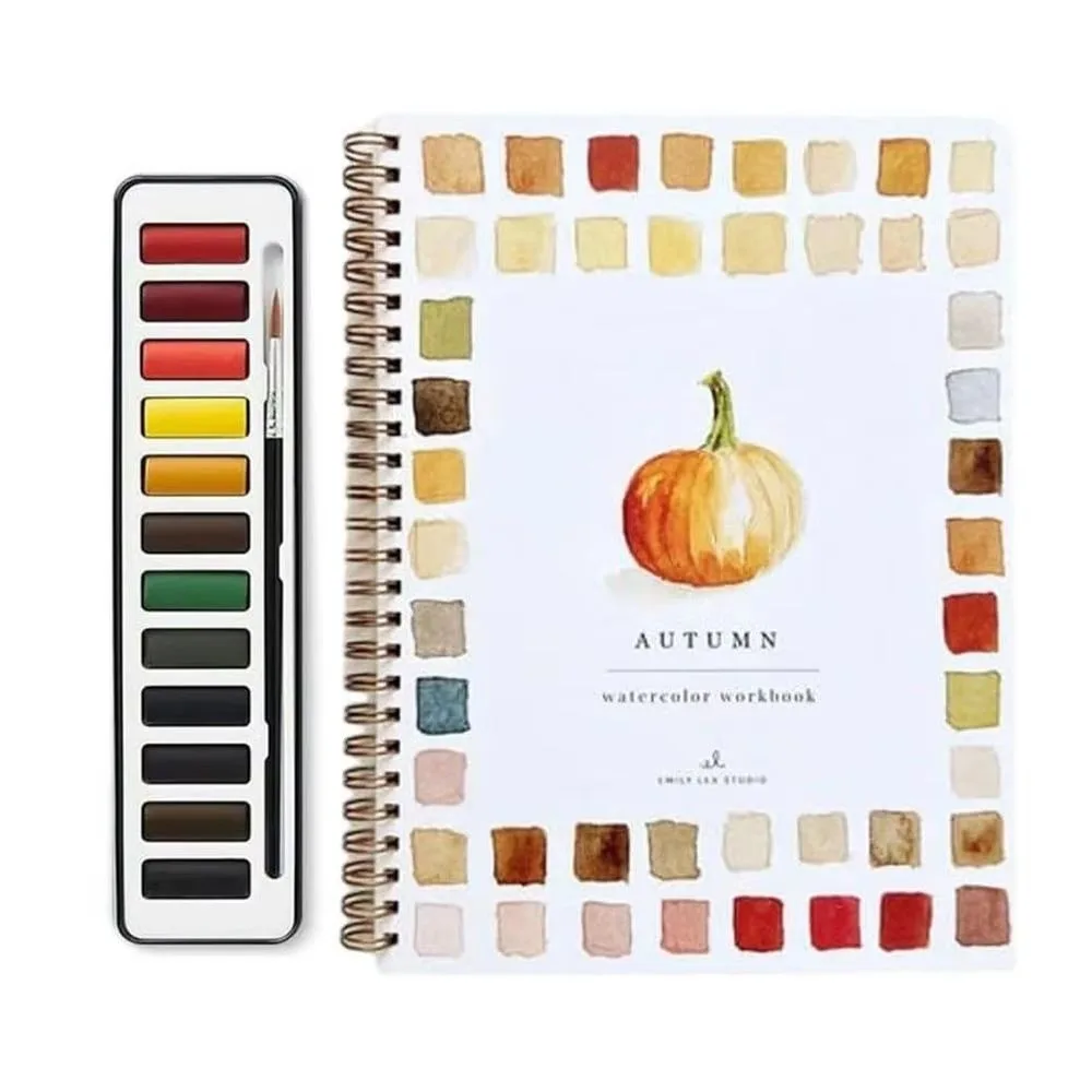 Beginner-Friendly Watercolor Workbooks Art Crafts with Paint Brush Watercolor Painting Book Kid Entertainment Painting
Beginner-Friendly Watercolor Workbooks Art Crafts with Paint Brush Watercolor Painting Book Kid Entertainment Painting