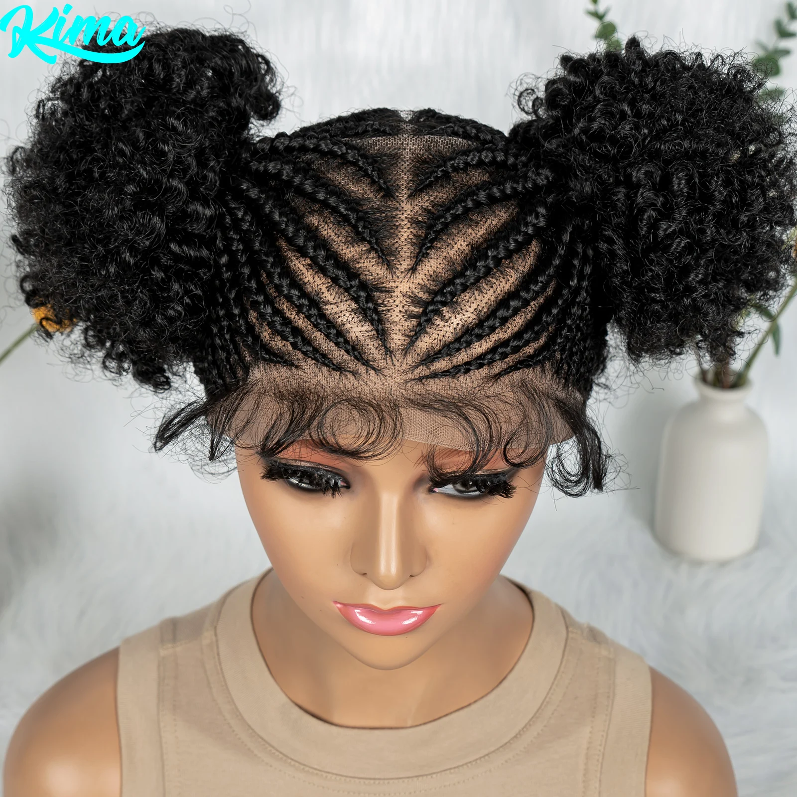Полный кружевной парик Cornrow, синтетический плетеный парик Bantu с детскими волосами, парик для косплея для женщин и девочек, парик с кружевной передней косой
Полный кружевной парик Cornrow, синтетический плетеный парик Bantu с детскими волосами, парик для косплея для женщин и девочек, парик с кружевной передней косой