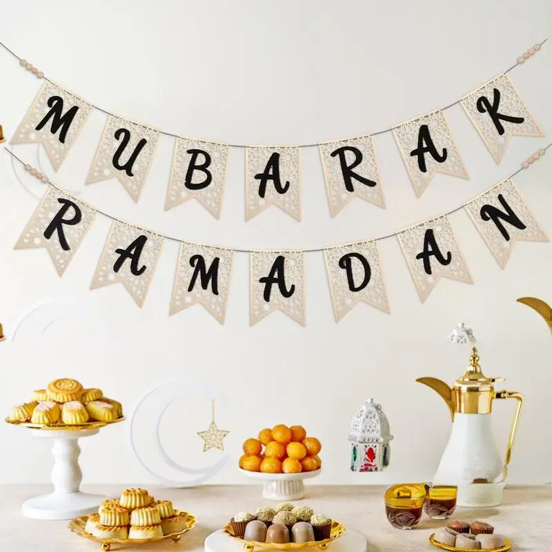 Muzakara Banner Wooden Hollow Eid Sign Banner Home Decoration Festival Pendant Eid Decorations Fireplace Decor
Muzakara Banner Wooden Hollow Eid Sign Banner Home Decoration Festival Pendant Eid Decorations Fireplace Decor