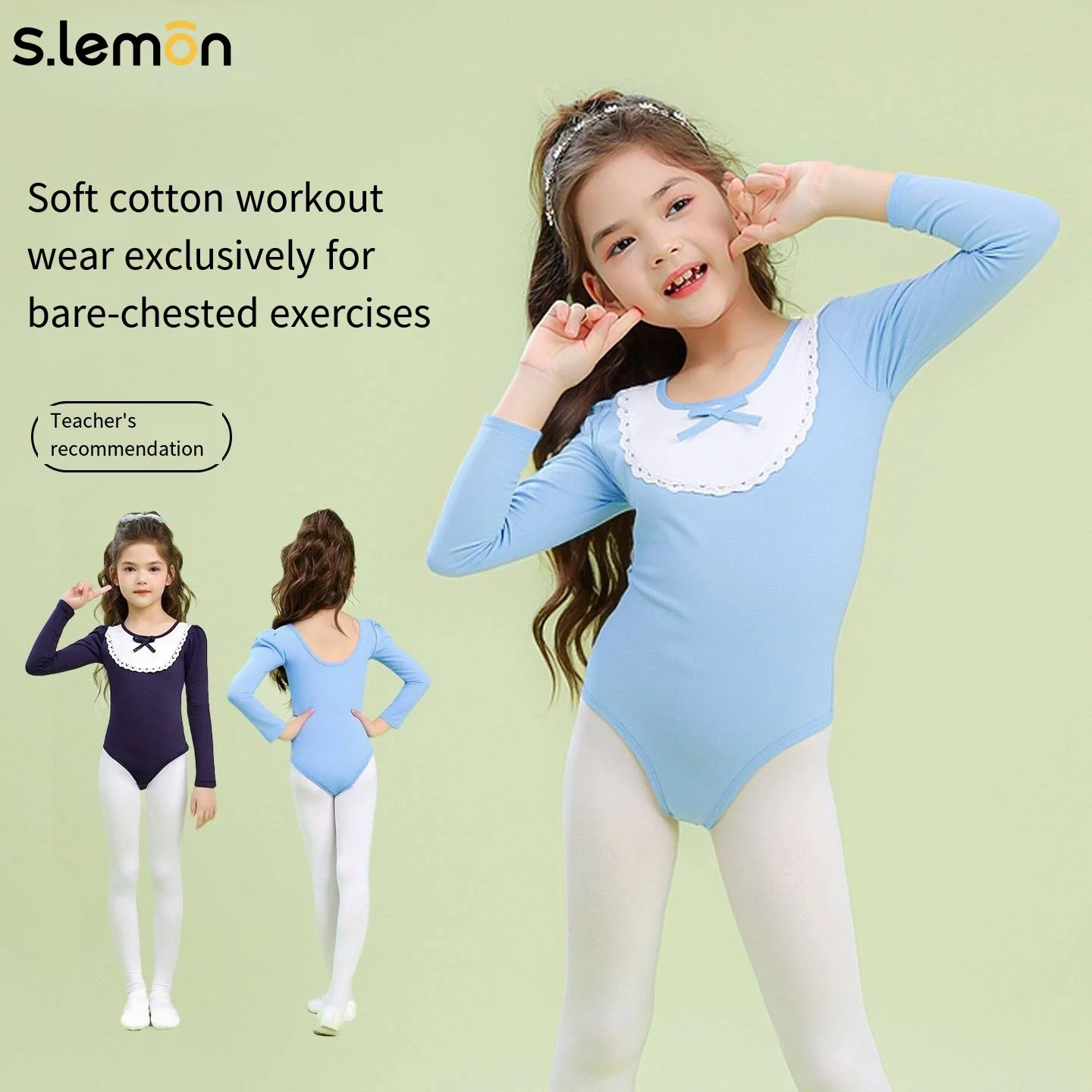 Балетный трико для девочек с длинными рукавами, хлопок, спандекс, воротник с рюшами, зимний костюм для китайской танцевальной гимнастики
Балетный трико для девочек с длинными рукавами, хлопок, спандекс, воротник с рюшами, зимний костюм для китайской танцевальной гимнастики