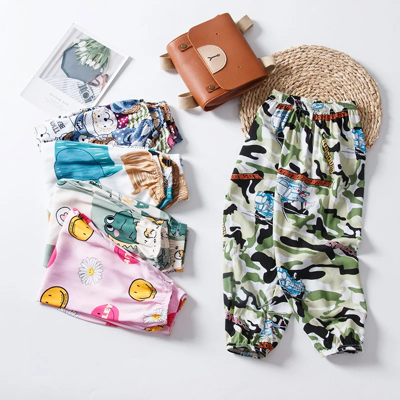 Children's Students' Mosquito Repellent Pants Ice Silk Baby Lantern Pants Summer Girls' and Boys' Breathable Casual Long Pants
Children's Students' Mosquito Repellent Pants Ice Silk Baby Lantern Pants Summer Girls' and Boys' Breathable Casual Long Pants