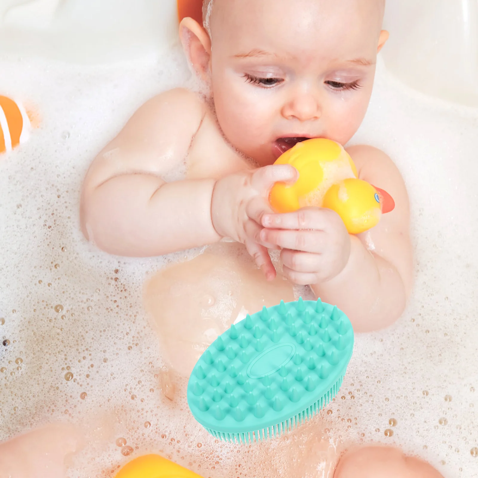 Silicone Bath Brush Soft Flexible Shower Scalp Massager Practical Scrubber Body Cleaner Bathing Tools Accessories
Silicone Bath Brush Soft Flexible Shower Scalp Massager Practical Scrubber Body Cleaner Bathing Tools Accessories