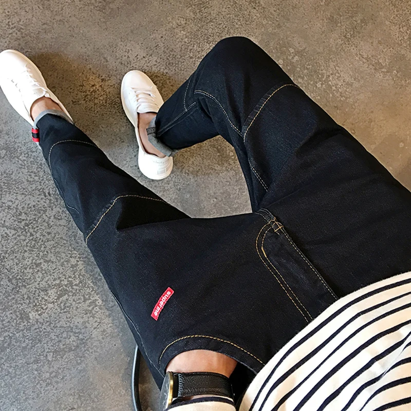 Slim Fit Stretchy Men's Jeans Spring Autumn Thin Elastic Student Fashion Slimming Versatile Long Pants Casual mid Waist Zipper
Slim Fit Stretchy Men's Jeans Spring Autumn Thin Elastic Student Fashion Slimming Versatile Long Pants Casual mid Waist Zipper