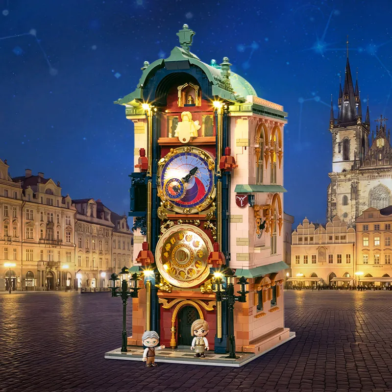 Pantasy Building Blocks The Prague Astronomical Clock Street View Children's Assembling Toy Construction Model Ornaments Gifts
Pantasy Building Blocks The Prague Astronomical Clock Street View Children's Assembling Toy Construction Model Ornaments Gifts
