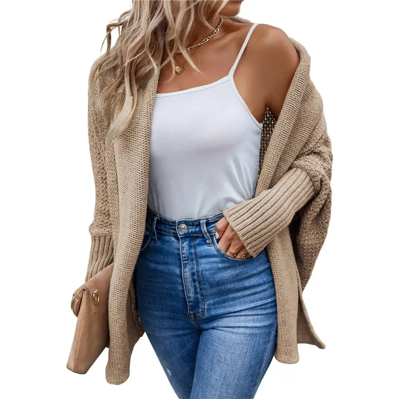 Best Of 2025 — женские кардиганы, свитера большого размера, массивная вязаная верхняя одежда с напуском и открытой передней частью «летучая мышь», пальто цвета хаки S
Best Of 2025 — женские кардиганы, свитера большого размера, массивная вязаная верхняя одежда с напуском и открытой передней частью «летучая мышь», пальто цвета хаки S