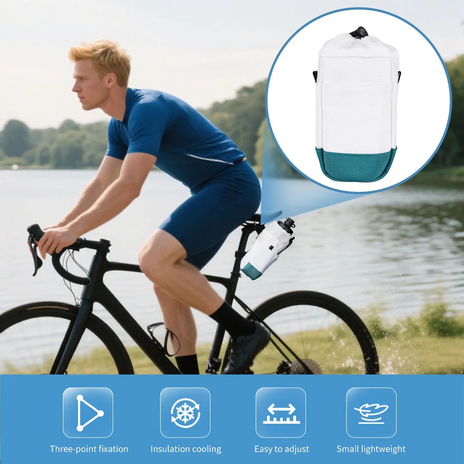 Bike Water Bottle Holder Insulated Water Bottle Holder Bike Storage Bag Waterproof Drawstring Pouch Cycling Accessories
Bike Water Bottle Holder Insulated Water Bottle Holder Bike Storage Bag Waterproof Drawstring Pouch Cycling Accessories