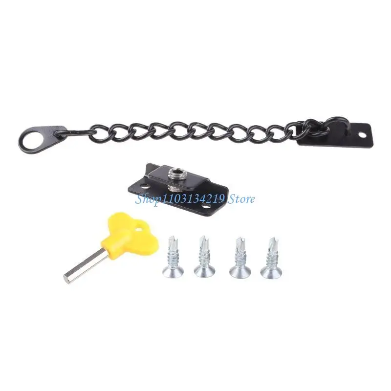 N5KC Stainless Steel Window Chain Lock Guard Door Restrictor with for Key for Windows
N5KC Stainless Steel Window Chain Lock Guard Door Restrictor with for Key for Windows