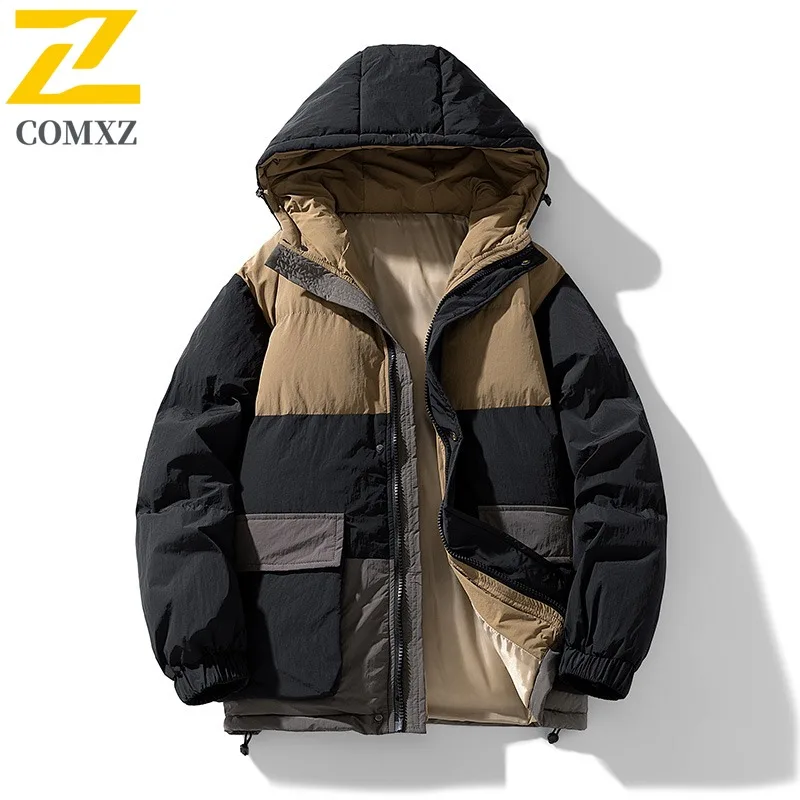 COMXZ 2025 Men Hooded Padded Jacket Winter Warm Outdoor Sports Fashion Youth Trendy Coat Bestseller Street Style windbreaker
COMXZ 2025 Men Hooded Padded Jacket Winter Warm Outdoor Sports Fashion Youth Trendy Coat Bestseller Street Style windbreaker