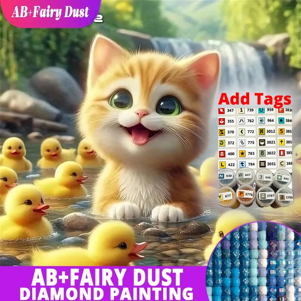 AB Fairy Dust Full Square Round Diamond Painting Cat Duck Animal New Arrival Embroidery Cross Stitch Mosaic Home Decor
AB Fairy Dust Full Square Round Diamond Painting Cat Duck Animal New Arrival Embroidery Cross Stitch Mosaic Home Decor