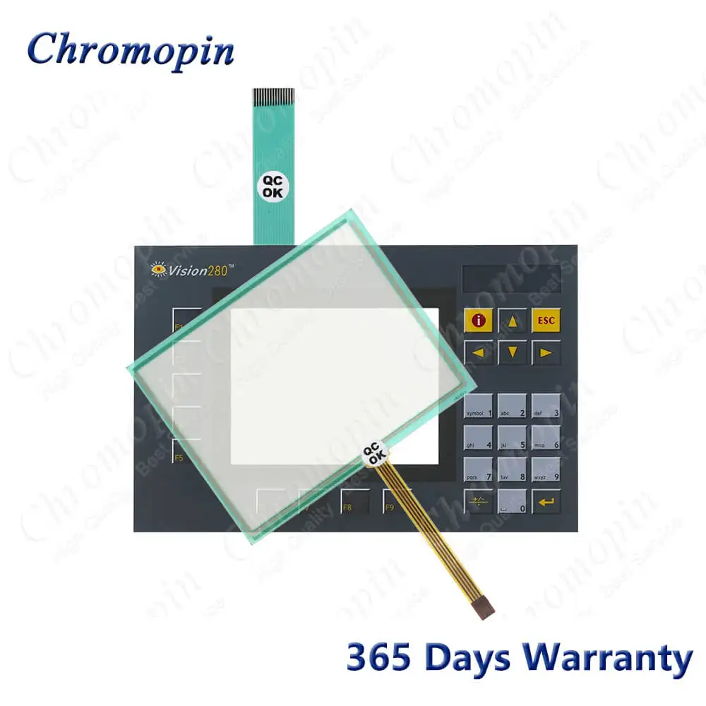 V280-18-B20B Vision 280 Touch Screen Panel Glass Digitizer for V280-18-B20B Vision280 with Membrane Keypad Keyboard
V280-18-B20B Vision 280 Touch Screen Panel Glass Digitizer for V280-18-B20B Vision280 with Membrane Keypad Keyboard