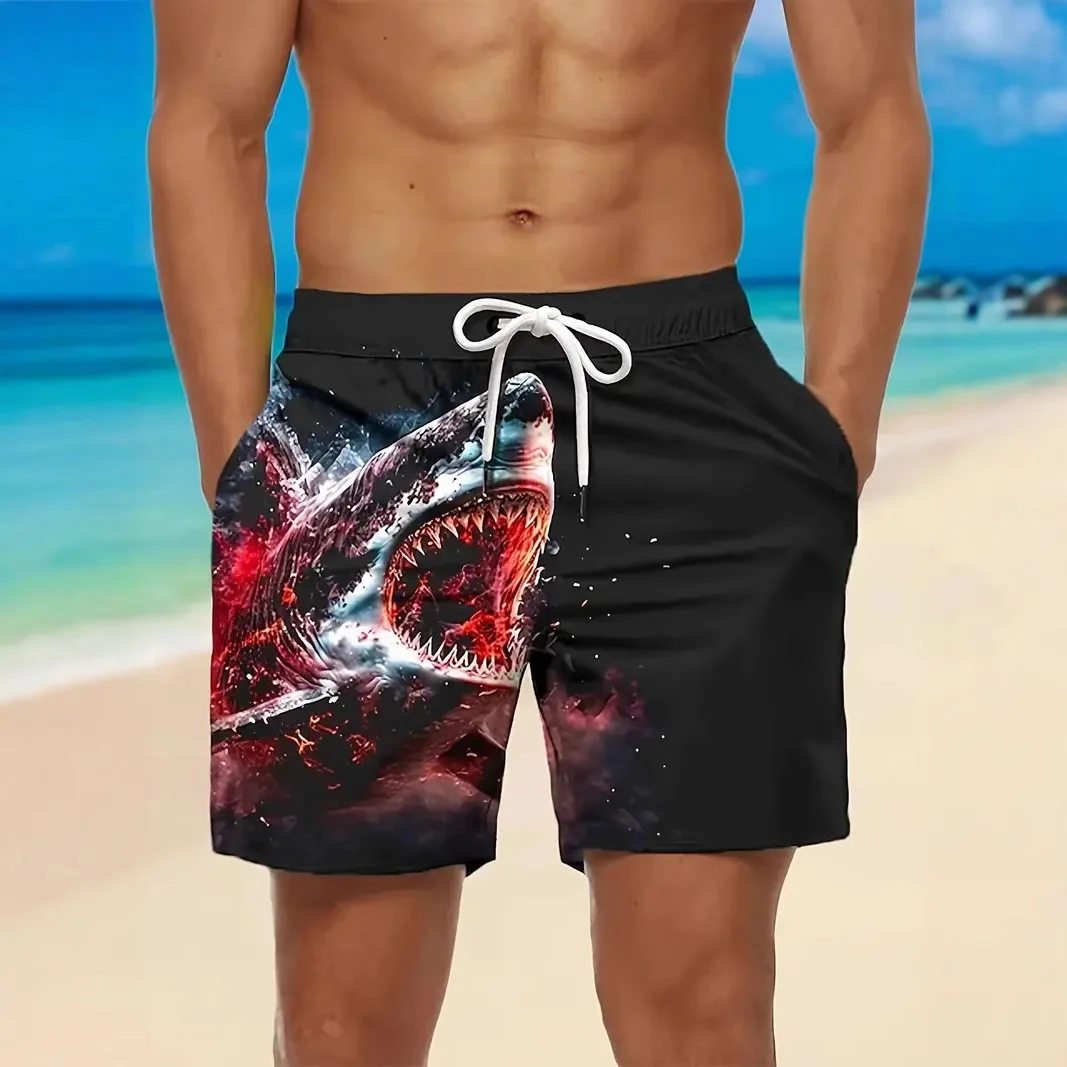 2025 New Men's Beach Pants Shark 3D Printed Swimsuit Sports Pants Swimming Summer Beach Vacation Tropical Beach Shorts
2025 New Men's Beach Pants Shark 3D Printed Swimsuit Sports Pants Swimming Summer Beach Vacation Tropical Beach Shorts
