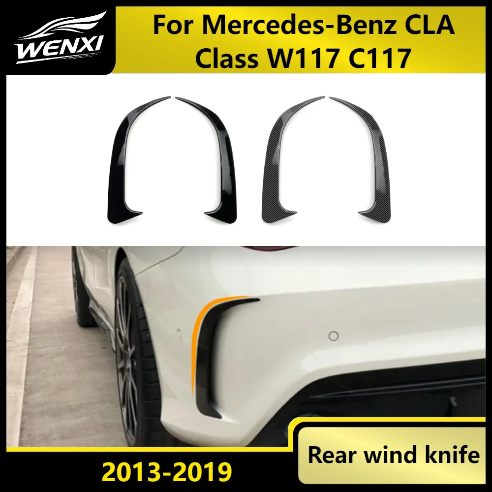 For Mercedes-Benz CLA Class W117 C117 2013-2019 Rear Bumper Canards Air Vents Splitter Fins Lip Spoiler Cover Trim
For Mercedes-Benz CLA Class W117 C117 2013-2019 Rear Bumper Canards Air Vents Splitter Fins Lip Spoiler Cover Trim