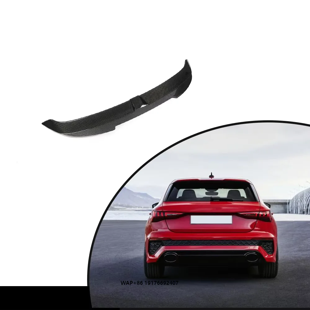 2021-2022 ForAudi A3 S Line S3 RS3 Sport back Hatchback Rear Roof Spoiler Carbon Fiber Trunk Position
2021-2022 ForAudi A3 S Line S3 RS3 Sport back Hatchback Rear Roof Spoiler Carbon Fiber Trunk Position