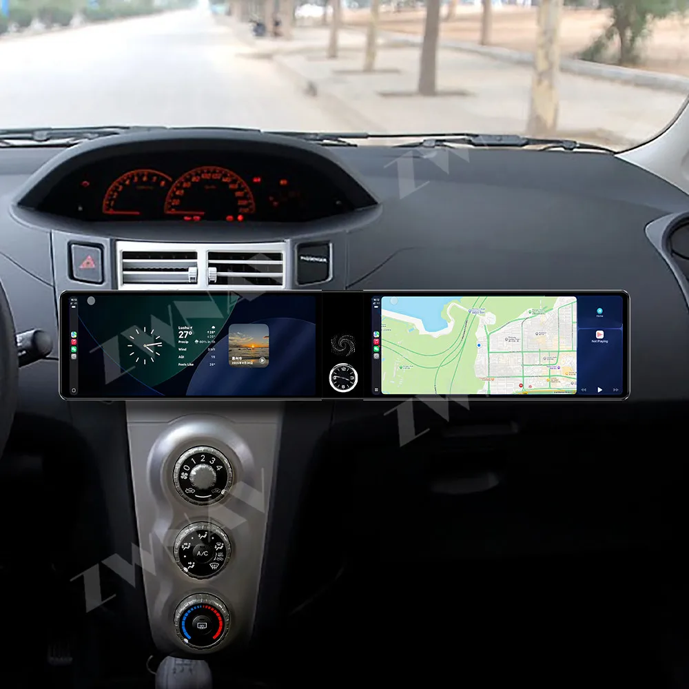For Toyota Yaris 2005-2011 Android 13 12.3" Hd Touch Dual-Screen Car Gps Multimedia Player Car Interior Accessories Head Unit
For Toyota Yaris 2005-2011 Android 13 12.3" Hd Touch Dual-Screen Car Gps Multimedia Player Car Interior Accessories Head Unit