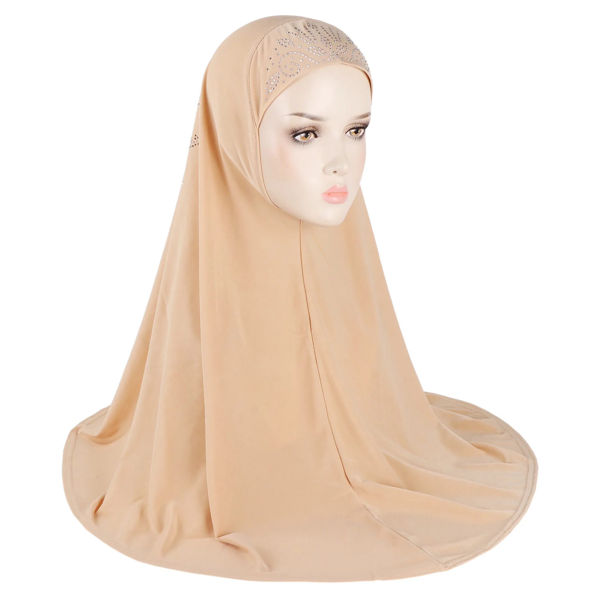 Adults Medium Size 70*70cm Pray Hijab Muslim Diamonds Scarf Islamic Headscarf Hat Armia Pull On Headwrap Turban Niqab Nikab Cap
Adults Medium Size 70*70cm Pray Hijab Muslim Diamonds Scarf Islamic Headscarf Hat Armia Pull On Headwrap Turban Niqab Nikab Cap