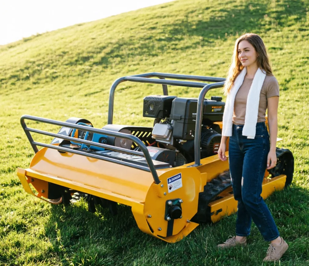 Customized Anti Slip Remote Control Lawn Mower Crawler RC Mower For Muddy Lawn Ground
Customized Anti Slip Remote Control Lawn Mower Crawler RC Mower For Muddy Lawn Ground
