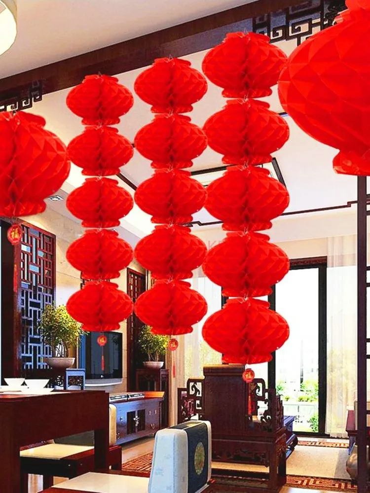 10pcs Chinese Style Red Lantern String Lanterns Decoration for Chinese New Year Spring Festival Mid-Autumn Festival
10pcs Chinese Style Red Lantern String Lanterns Decoration for Chinese New Year Spring Festival Mid-Autumn Festival