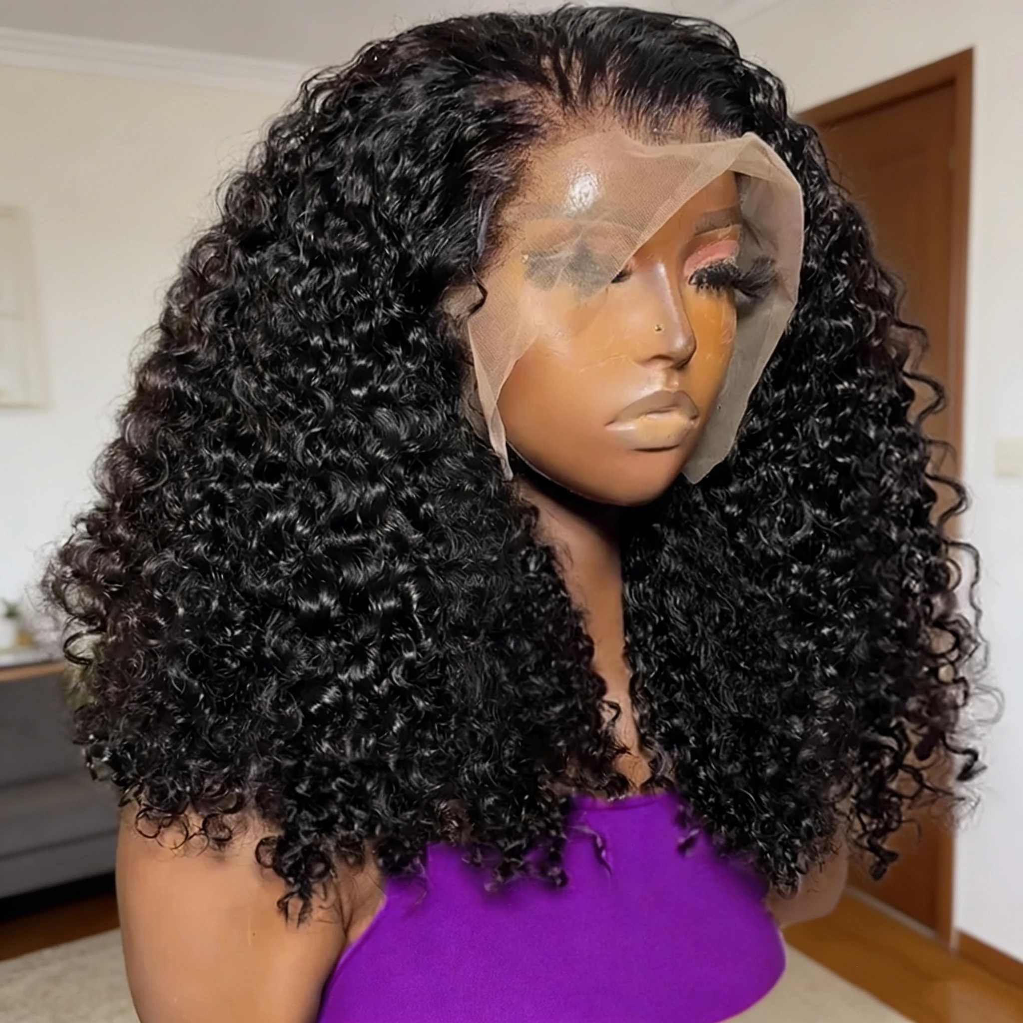 Brazilian 13x4 Glueless Curly Lace Front Wig Short Bob Frontal Wig Deep Water Wave 13X6 Hd Lace Frontal Human Hair Wig For Women
Brazilian 13x4 Glueless Curly Lace Front Wig Short Bob Frontal Wig Deep Water Wave 13X6 Hd Lace Frontal Human Hair Wig For Women