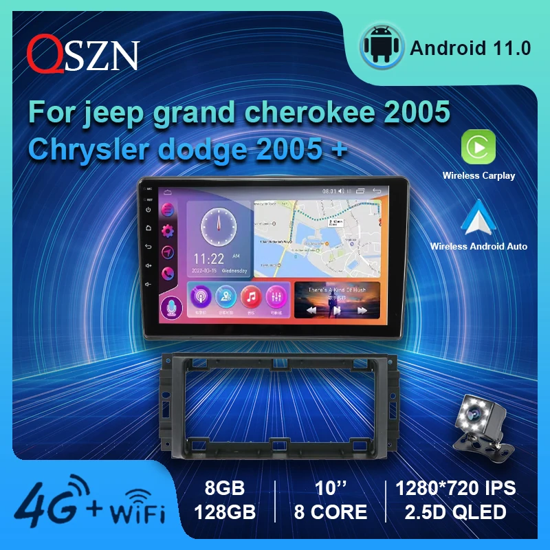 QSZN Car Radio For jeep grand cherokee 2005 Chrysler dodge 2005 + 4G Video Multimedia GPS Player 4G Carplay Auto 8+128G Stereo
QSZN Car Radio For jeep grand cherokee 2005 Chrysler dodge 2005 + 4G Video Multimedia GPS Player 4G Carplay Auto 8+128G Stereo