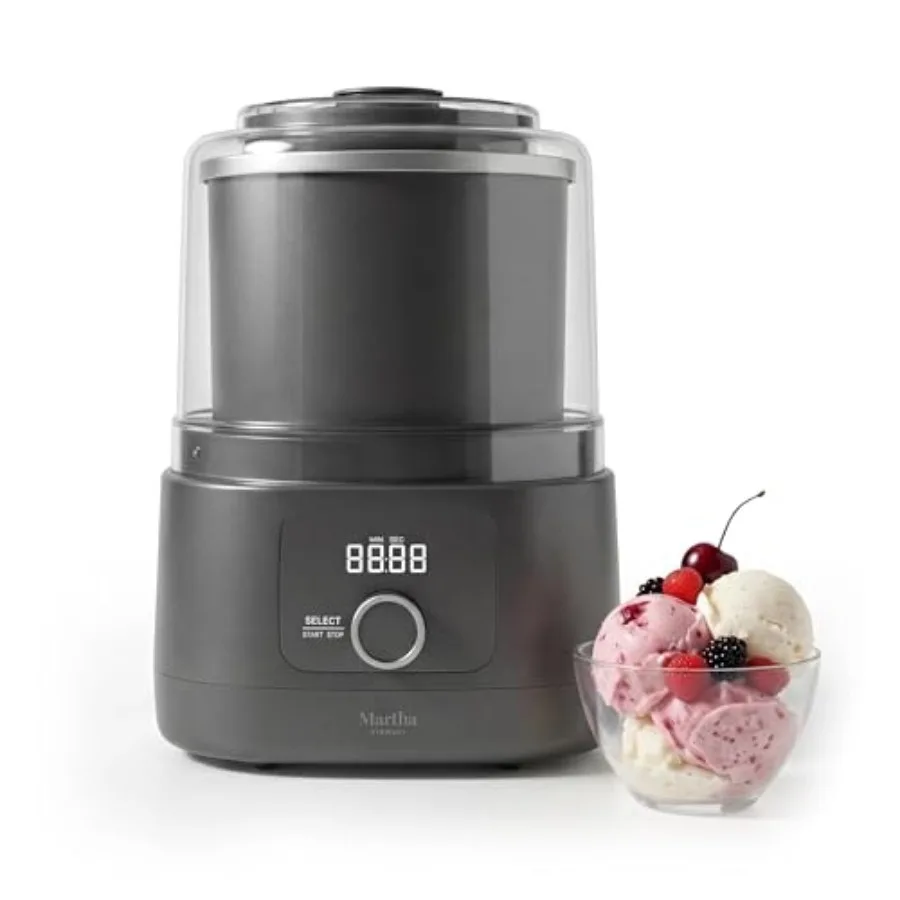 Ice Cream Maker, 2 Quart Double-Insulated Freezer Bowl, Sorbet and Frozen Yogurt, Ready in 20 Minutes, Mix-Ins Chute, Easy to C
Ice Cream Maker, 2 Quart Double-Insulated Freezer Bowl, Sorbet and Frozen Yogurt, Ready in 20 Minutes, Mix-Ins Chute, Easy to C