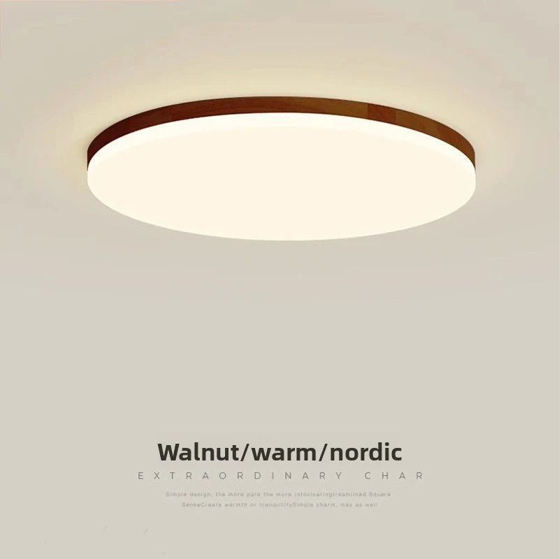 Modern Walnut Wood Round LED Ceiling Light Ultra Thin Flush Mount Lamp Indoor Lighting Bedroom Living Room Kitchen Home Deco
Modern Walnut Wood Round LED Ceiling Light Ultra Thin Flush Mount Lamp Indoor Lighting Bedroom Living Room Kitchen Home Deco