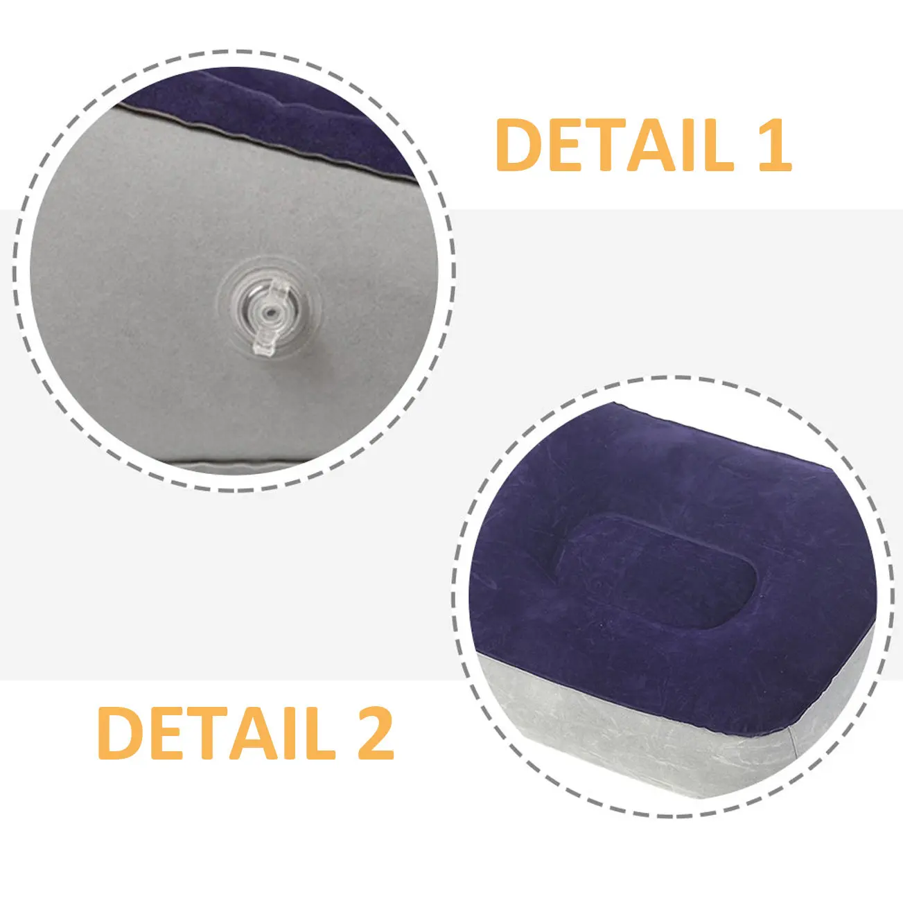 Портативная надувная подставка для ног из ПВХ, дорожная подушка-пуфик, случайный цвет, удобная подушка для ног для дома, офиса, самолета
Портативная надувная подставка для ног из ПВХ, дорожная подушка-пуфик, случайный цвет, удобная подушка для ног для дома, офиса, самолета