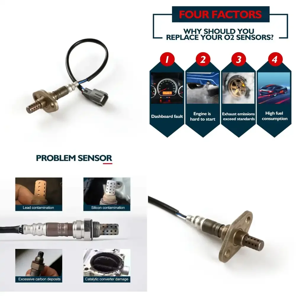 Oxygen Sensor for Toyota 89465-34070 89465-34100 89465-35350 DOX-0224 Compatible Car Engine O2 Sensor Automotive Replacement
Oxygen Sensor for Toyota 89465-34070 89465-34100 89465-35350 DOX-0224 Compatible Car Engine O2 Sensor Automotive Replacement