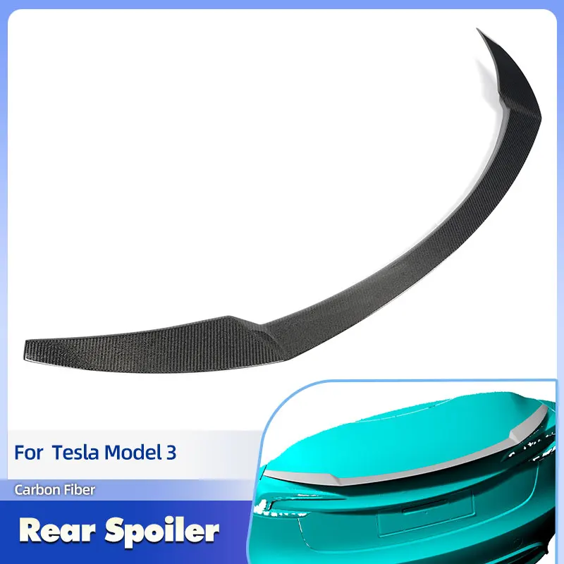 Car Rear Trunk Spoiler Wings Full Carbon Fiber for Tesla Model 3 Highland 2024-2026 Racing Rear Spoiler Boot Trunk Wing Lip
Car Rear Trunk Spoiler Wings Full Carbon Fiber for Tesla Model 3 Highland 2024-2026 Racing Rear Spoiler Boot Trunk Wing Lip