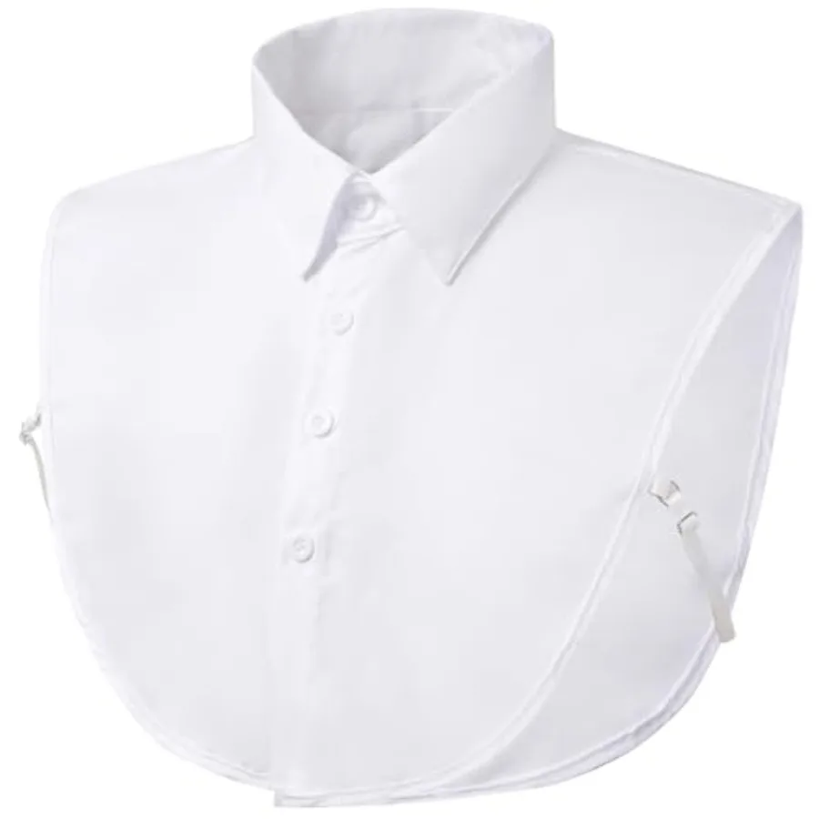 Fake Collar Shirt for Women, Detachable Dickey Collar Blouse Faux Collars fit for Dress Sweater Uniform Work Suit for Women
Fake Collar Shirt for Women, Detachable Dickey Collar Blouse Faux Collars fit for Dress Sweater Uniform Work Suit for Women