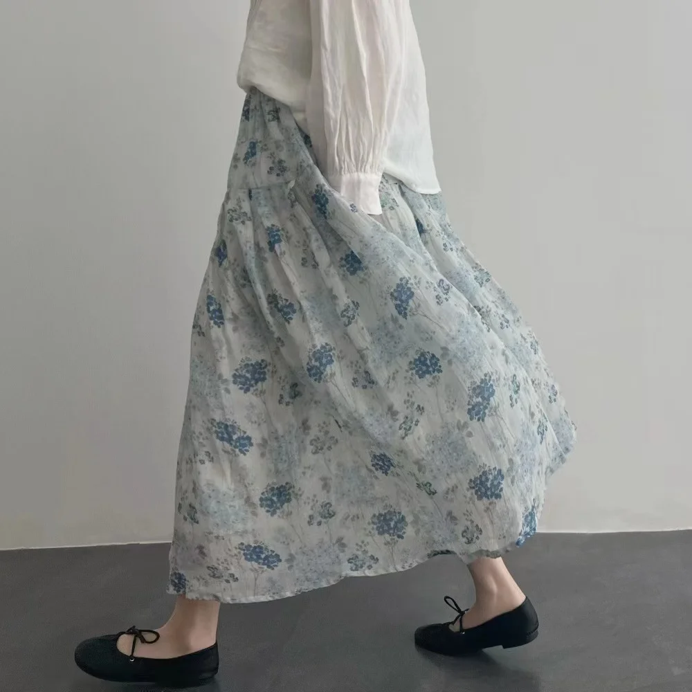 Ретро лесная система, конопляная юбка, женская летняя хлопково-льняная длинная юбка с цветочным принтом, юбка-тортик, юбка-миди с высокой талией, трапециевидной формы
Ретро лесная система, конопляная юбка, женская летняя хлопково-льняная длинная юбка с цветочным принтом, юбка-тортик, юбка-миди с высокой талией, трапециевидной формы