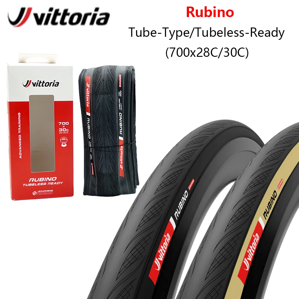 Vittoria Rubino Road Bike Tire Tube-Type Tubeless Bicycle Tires 700x28C/30C Anti Puncture Folding Bicycle Tire
Vittoria Rubino Road Bike Tire Tube-Type Tubeless Bicycle Tires 700x28C/30C Anti Puncture Folding Bicycle Tire