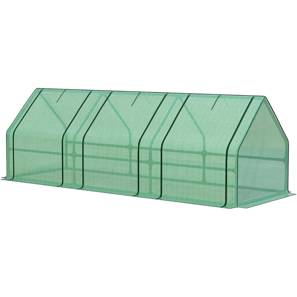 Мини-теплица с 3-мя дверцами на молнии, водонепроницаемая, с защитой от ультрафиолета для растений
Мини-теплица с 3-мя дверцами на молнии, водонепроницаемая, с защитой от ультрафиолета для растений