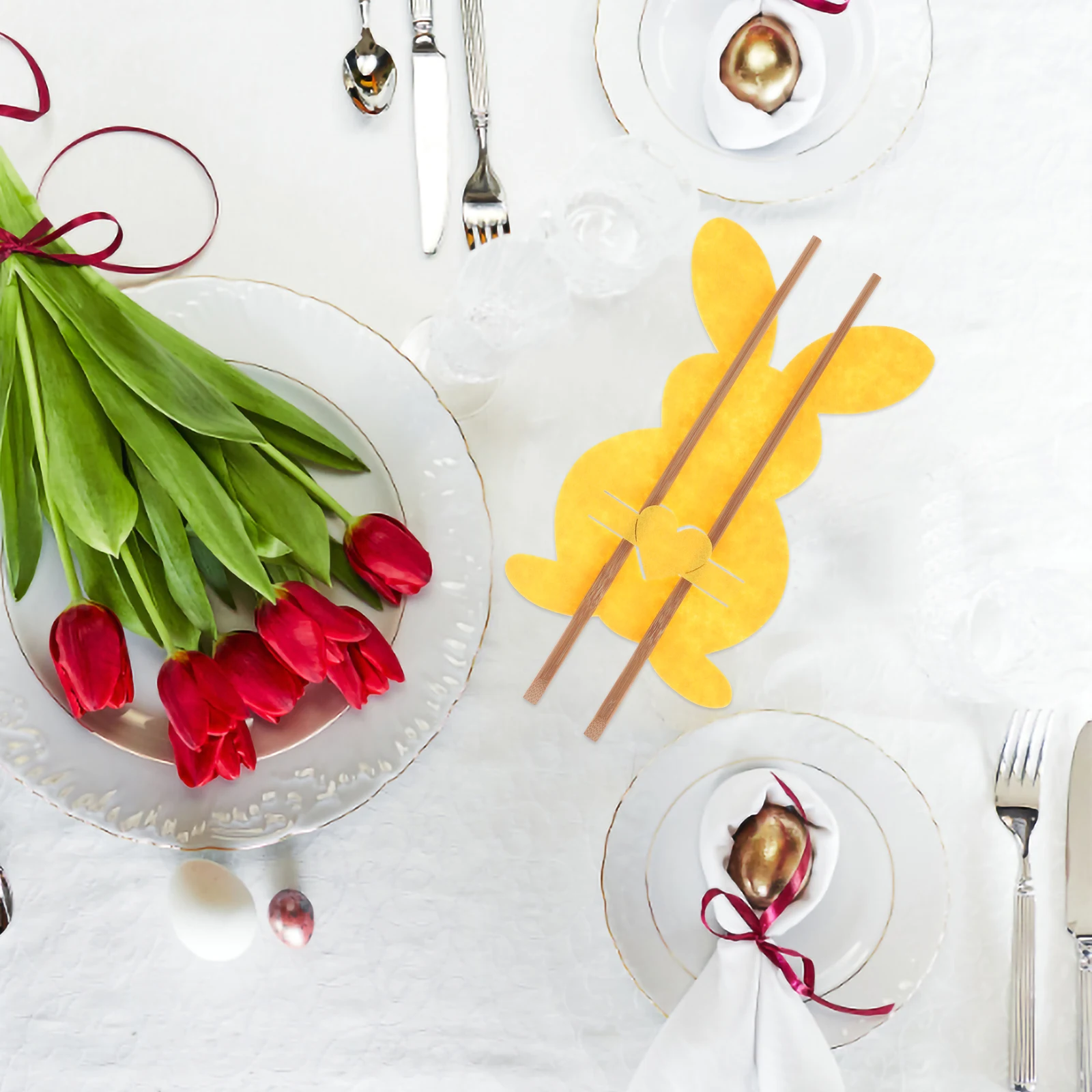 8pcs Cutlery Bag Set Rabbit Shape Bunny Tails Fork Decorations Banquet Storage Silverware Holder Easter Party
8pcs Cutlery Bag Set Rabbit Shape Bunny Tails Fork Decorations Banquet Storage Silverware Holder Easter Party