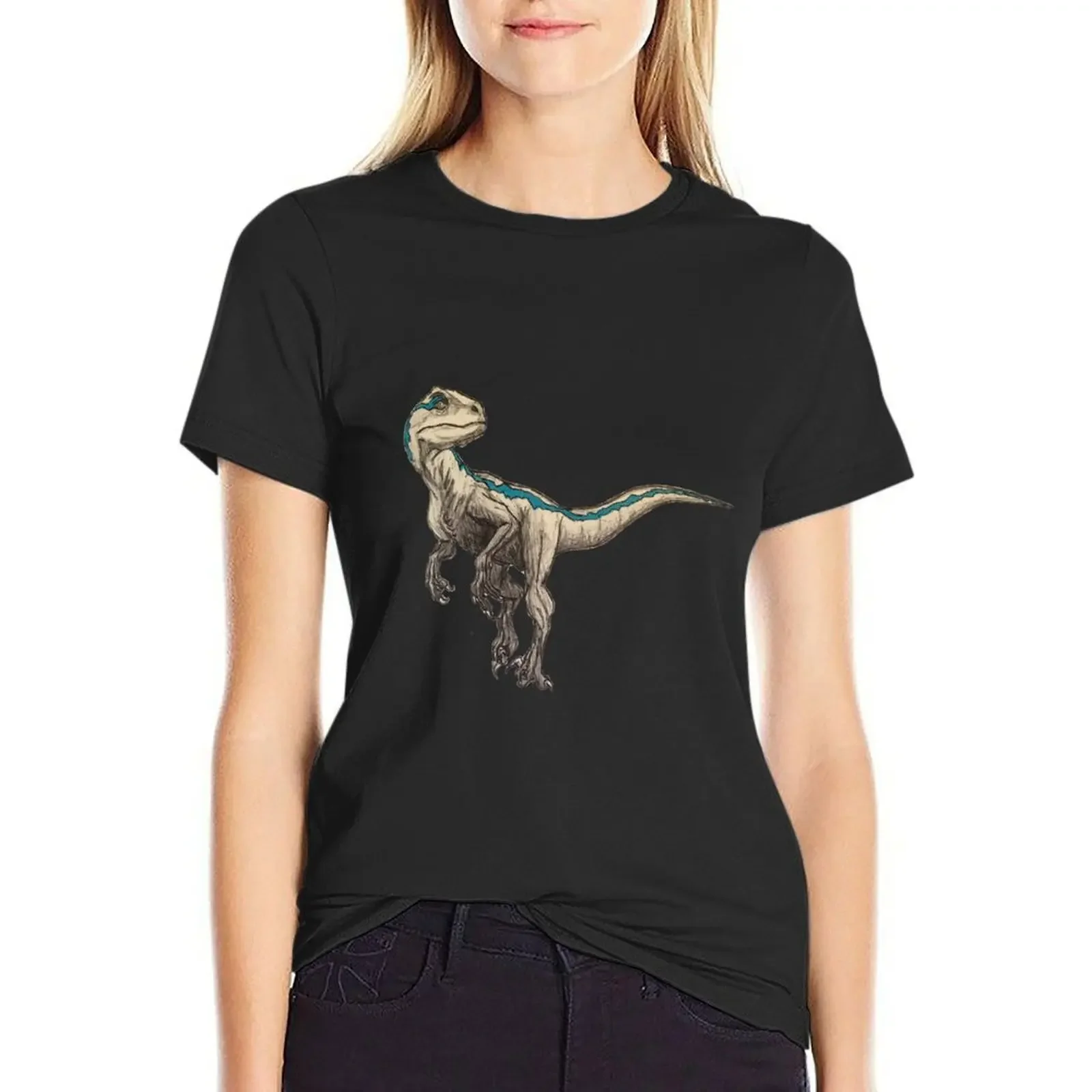 Sketch of Blue from Jurassic World T-Shirt plus size tops vintage clothes graphics Female clothing t-shirts for Women loose fit
Sketch of Blue from Jurassic World T-Shirt plus size tops vintage clothes graphics Female clothing t-shirts for Women loose fit