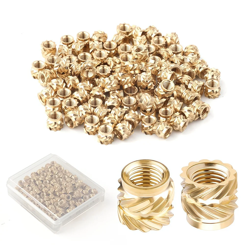 3D Printing Brass Nuts M3x4x5mm M3 Threaded Insert Knurled Female Thread Heat Embedment Nut for 3D Model DIY
3D Printing Brass Nuts M3x4x5mm M3 Threaded Insert Knurled Female Thread Heat Embedment Nut for 3D Model DIY