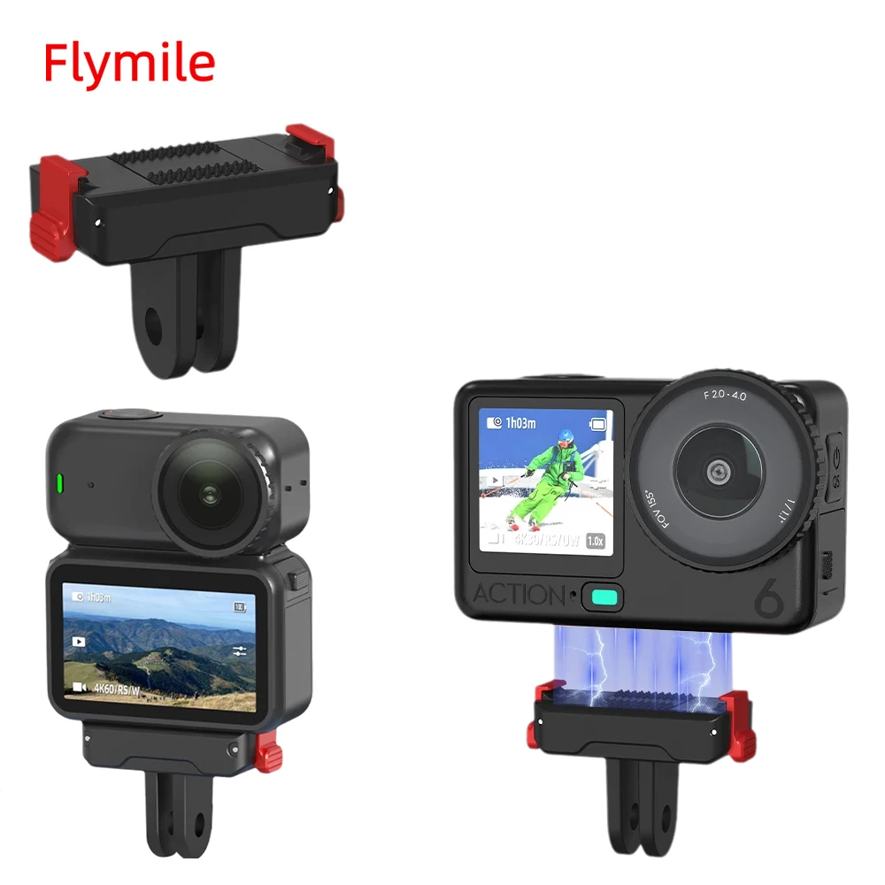 Flymile Magnetic Quick Release Adapter Mount Base for DJI OSMO Action 6/NANO Accessories Extension Bracket Attachable Tripod
Flymile Magnetic Quick Release Adapter Mount Base for DJI OSMO Action 6/NANO Accessories Extension Bracket Attachable Tripod