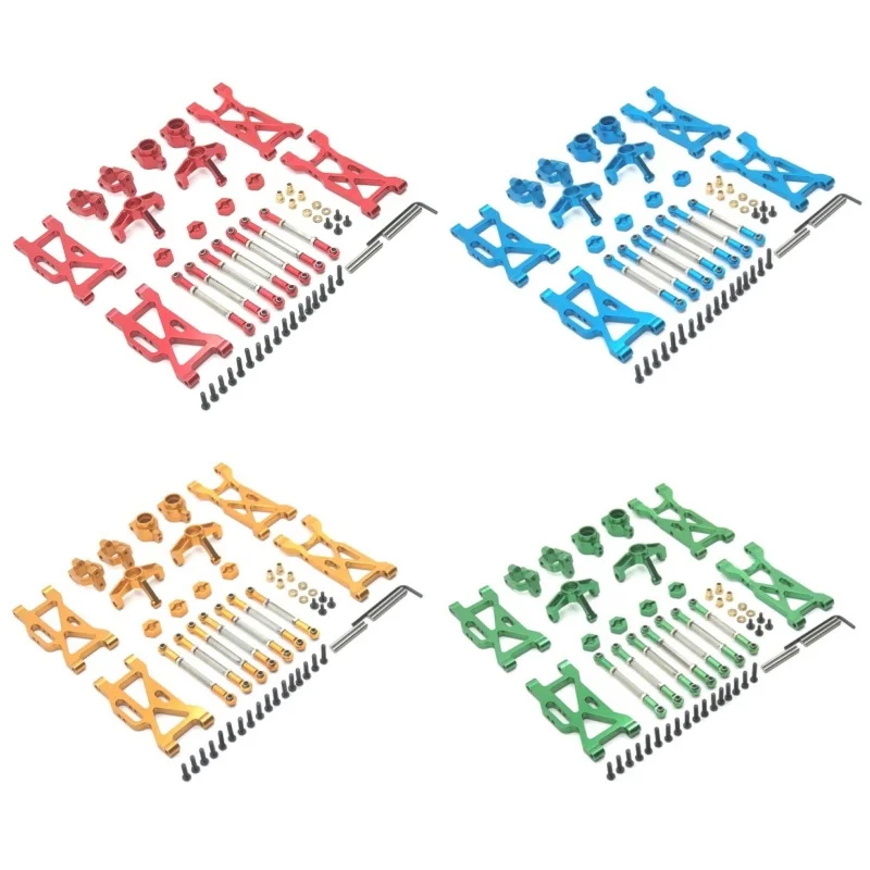 RC Car Metal Upgrade Kit Swing Arm Front Steering Cup Rear Wheel Cup C-seat Pull Rod For WLtoys 1/10 104001 104002 Spare Parts
RC Car Metal Upgrade Kit Swing Arm Front Steering Cup Rear Wheel Cup C-seat Pull Rod For WLtoys 1/10 104001 104002 Spare Parts