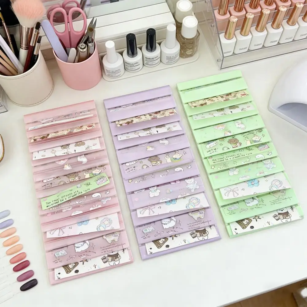 10 Slots Portable Nail Art Transfer Foil Storage Box Plastic Dust-Proof Organizer Case for Traveling Nail Tech Salon Home DIY
10 Slots Portable Nail Art Transfer Foil Storage Box Plastic Dust-Proof Organizer Case for Traveling Nail Tech Salon Home DIY