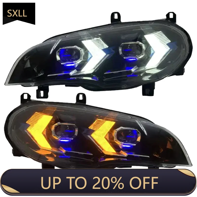 SXLL X5 E70 Light Emitting Diode Headlight Projector Lens 2007-2013 X5M DRL Signal Animation Auto Parts Auto Headlights
SXLL X5 E70 Light Emitting Diode Headlight Projector Lens 2007-2013 X5M DRL Signal Animation Auto Parts Auto Headlights