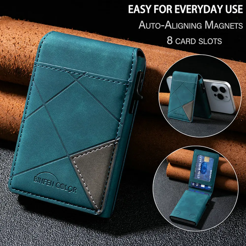 Leather PU Cards Magnet Case For Card Slot Wallet Flip Cover Card Box Pressing The Button Automatically Ejects The Card
Leather PU Cards Magnet Case For Card Slot Wallet Flip Cover Card Box Pressing The Button Automatically Ejects The Card