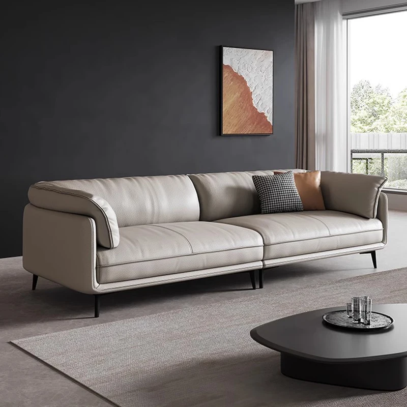Leather Luxury Living Room Sofas Recliner Corner Sectional Reception Sofas Minimalista Italian Style Divani Soggiorno Furniture
Leather Luxury Living Room Sofas Recliner Corner Sectional Reception Sofas Minimalista Italian Style Divani Soggiorno Furniture