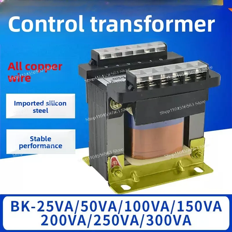 BK-100VA 100W BK type control Isolation power transformer 220/380ACV input 220V 110V 36V 24V 12V 6.3V output copper Customized
BK-100VA 100W BK type control Isolation power transformer 220/380ACV input 220V 110V 36V 24V 12V 6.3V output copper Customized