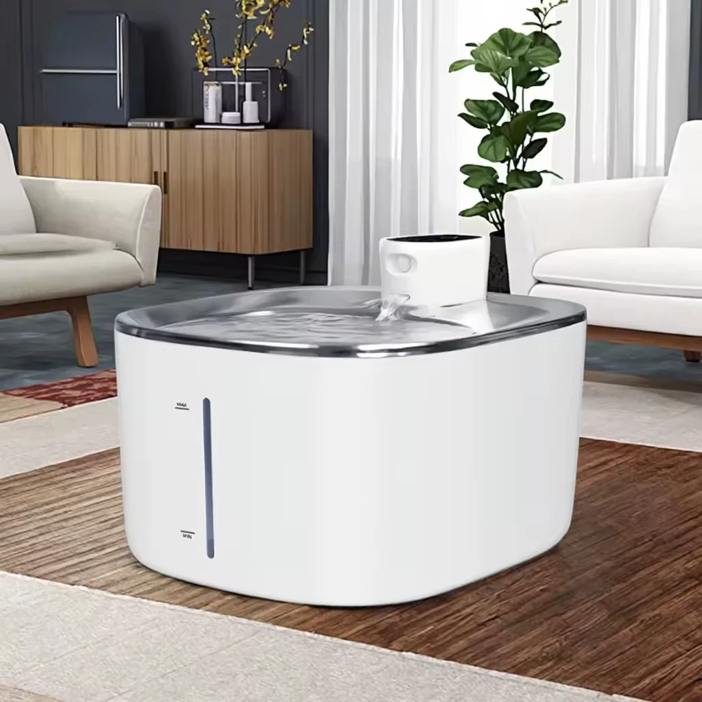 4L Automatic Cat Water Fountain Ultra Quiet Solid Pattern Animal Water Dispenser for Pets
4L Automatic Cat Water Fountain Ultra Quiet Solid Pattern Animal Water Dispenser for Pets