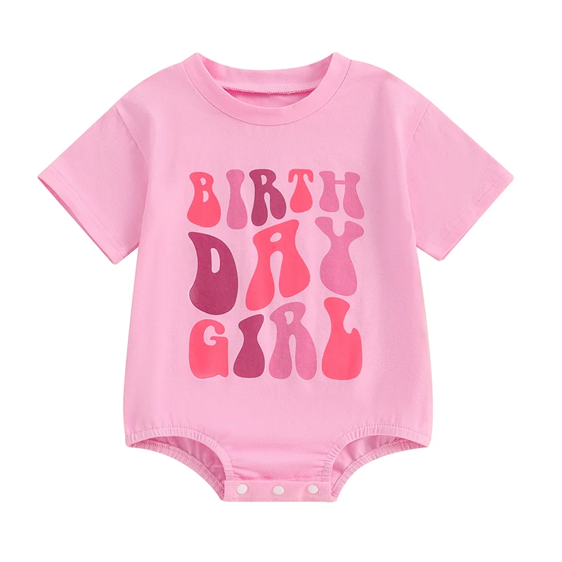 1st Birthday Outfit Baby Girl Letter Print Short Sleeve Tshirt Birthday Gift Summer Clothes
1st Birthday Outfit Baby Girl Letter Print Short Sleeve Tshirt Birthday Gift Summer Clothes