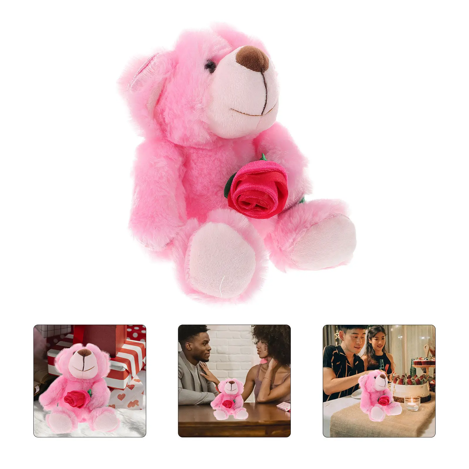 Soft Stuffed Animal Valentine's Day Romantic Floral Decoration Gift for Girlfriend Birthday Christmas
Soft Stuffed Animal Valentine's Day Romantic Floral Decoration Gift for Girlfriend Birthday Christmas