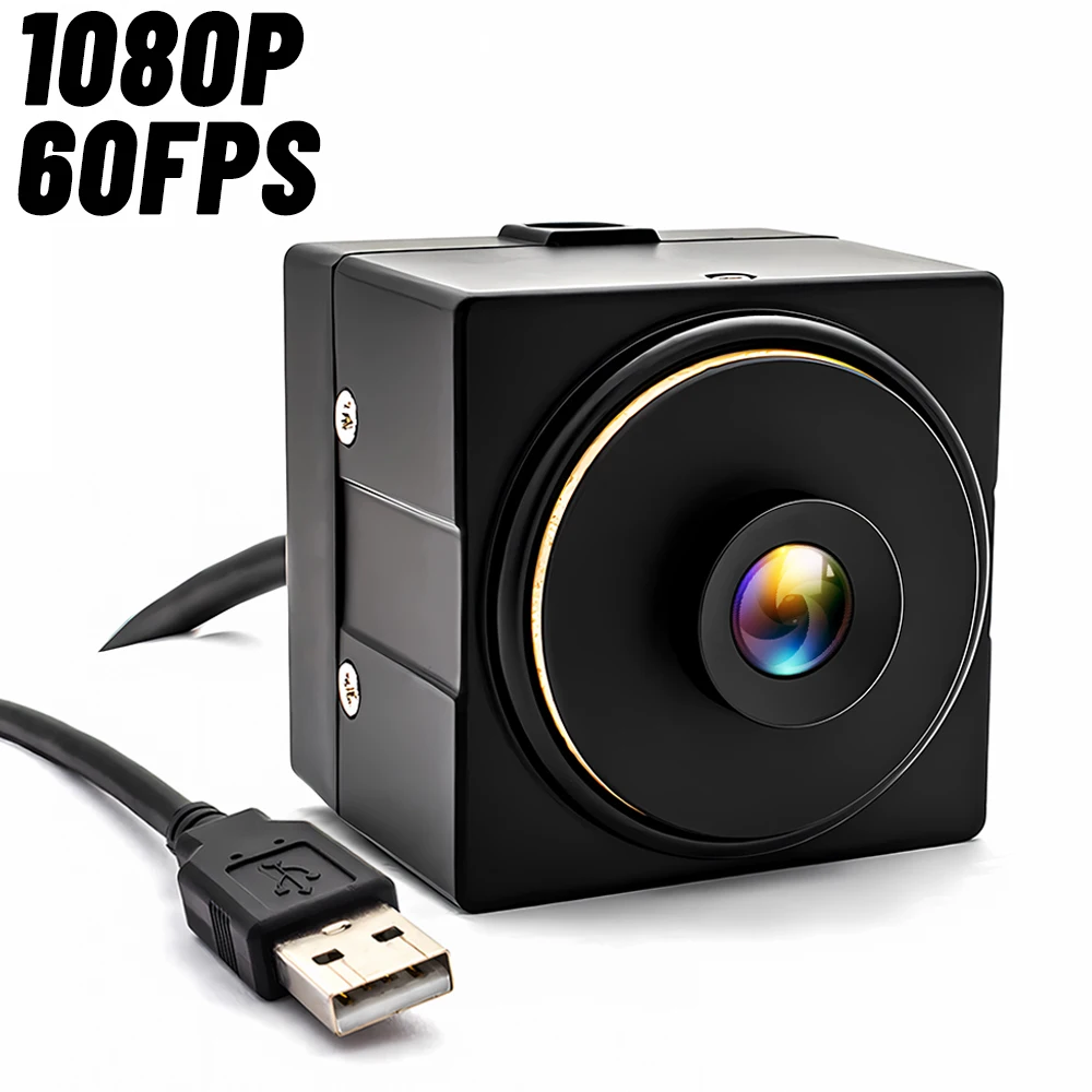 WGWK 1080P Full HD 60FPS USB Camera High Speed UVC Plug Play Webcam With 3.0mm 85° No Distortion Lens For Skype Video Recording
WGWK 1080P Full HD 60FPS USB Camera High Speed UVC Plug Play Webcam With 3.0mm 85° No Distortion Lens For Skype Video Recording