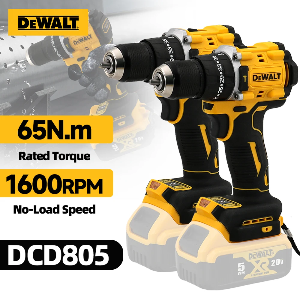 DEWALT 20V Brushless Cordless Impact Drill 1/2 Rechargeable Variable Speed Rechargeable Power Tools DEWALT DCD805 Impact Drill
DEWALT 20V Brushless Cordless Impact Drill 1/2 Rechargeable Variable Speed Rechargeable Power Tools DEWALT DCD805 Impact Drill