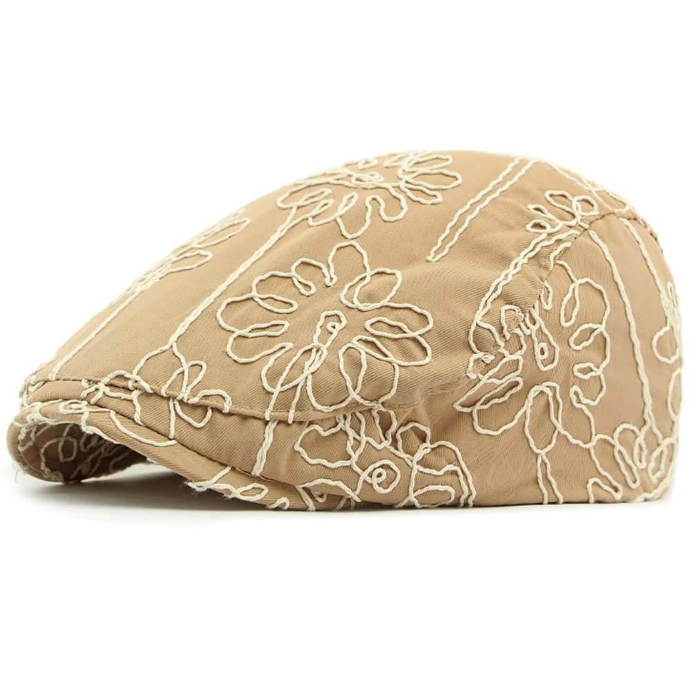 HT4794 Beret Cap Spring Summer Cotton Ivy Flat Cap Male Female Flower Artist Painter Beret Hat Adjsutable Berets for Men Women
HT4794 Beret Cap Spring Summer Cotton Ivy Flat Cap Male Female Flower Artist Painter Beret Hat Adjsutable Berets for Men Women