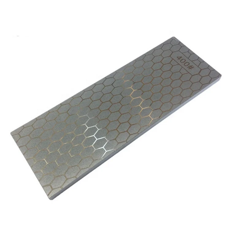Double-sided kitchen knife whetstone 600 1200 gravel diamond whetstone with base steel
Double-sided kitchen knife whetstone 600 1200 gravel diamond whetstone with base steel