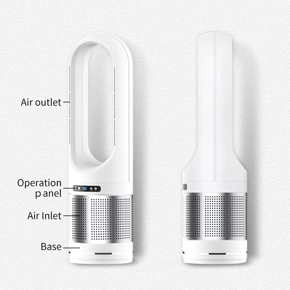 Bladeless Fan Wholesale Electric Fan Tower Bladeless Pure Cool Night Light Bladeless Fan With Air Purifier
Bladeless Fan Wholesale Electric Fan Tower Bladeless Pure Cool Night Light Bladeless Fan With Air Purifier